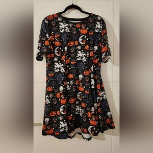 Blackmilk Trick Or Treat (Black) Evil Tee Dress